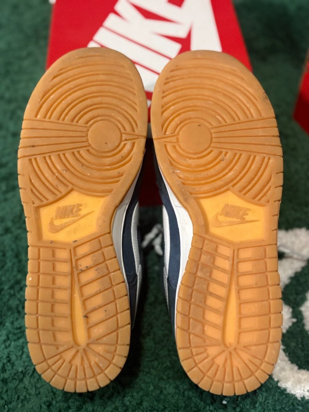 Nike Dunk Low Retro SE Armory Navy Summit White HQ1931-400 Men's Size 10.5 Used - Picture 7 of 7
